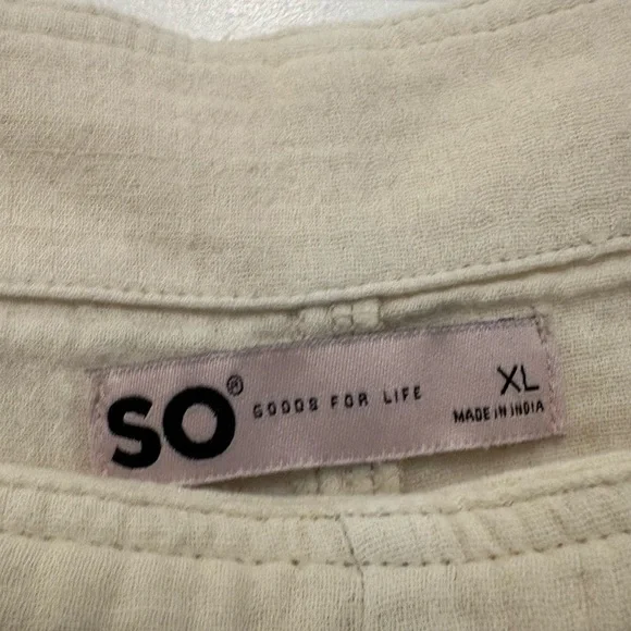 SO Cream Fabric Tag - Picture 3 of 3